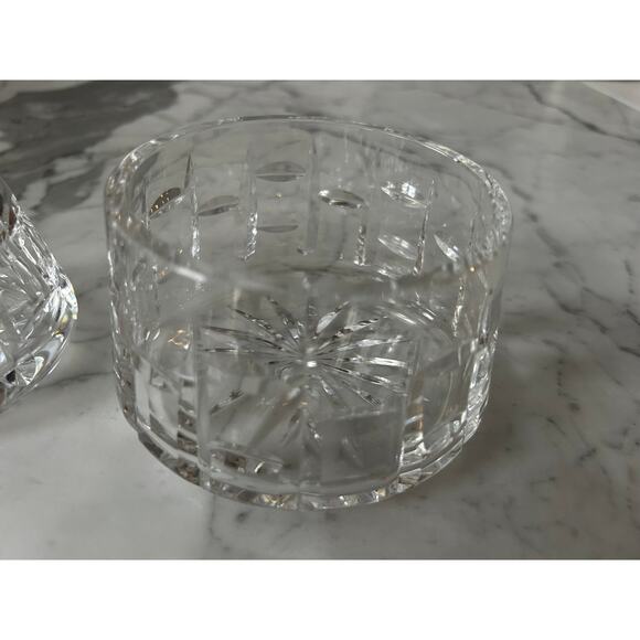 Waterford Crystal Cut Tralee Creamer Milk Pitcher Open Sugar Bowl Set Coffee Tea - Picture 11 of 12